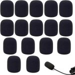 Lot de 16 protections en mousse, mousse micro casque et bonnette microphone, protection contre le vent ...