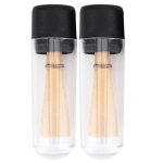 Lot de 2 anches de basson souples de bonne qualit�, avec tube de rangement transparent, accessoires pour ...