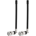 Lot de 2 antennes microhpne 1 / 4 d'onde uhf 400 a 900 mhz compatibles avec shure slx, blx, u4s, u4d, ...