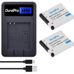 Lot de 2 batteries nb - 8l nb 8l + chargeur usb lcd pour appareils photo numriques canon powershot a3200 ...