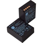 Lot de 2 batteries de rechange compatibles avec les appareils photo reflex numriques olympus blh - 1 ...