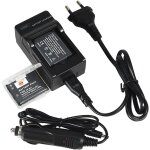 Lot de 2 batterie de rechange np - bj1 bj1 et dc109e kit chargeur de voyage compatible pour appareil ...