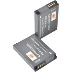 Lot de 2 batteries de rechange slb - 11a dste compatibles avec samsung wb700 wb1000 wb2000 cl65 cl80 ...