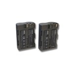 Vhbw 2x batterie compatible avec nikon d300, d200, d700, d70, d50, d100, d70s, d100 slr appareil photo ...
