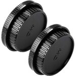 Lot de 2 bouchons de corps et de capuchon arrire d'objectif de rechange pour appareils photo et objectifs ...
