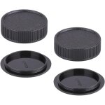 Lot de 2 cache - objectifs m42 et cache - objectif arrière compatibles avec objectif carl zeiss jena ... Lot de 2 cache - objectifs m42 et cache - objectif arrière compatibles avec objectif carl zeiss jena ...