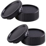 Lot de 2 capuchons de corps d'appareil photo et cache d'objectif arrière compatibles avec leica m lm, ... Lot de 2 capuchons de corps d'appareil photo et cache d'objectif arrière compatibles avec leica m lm, ...