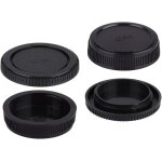 Lot de 2 capuchons de corps et cache - objectif arrière pour appareil photo et objectif olympus om, om ... Lot de 2 capuchons de corps et cache - objectif arrière pour appareil photo et objectif olympus om, om ...