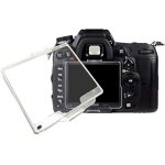 Lot de 2 coques de protection d'cran lcd pour appareil photo nikon d7000 slr transparent abs remplace ...