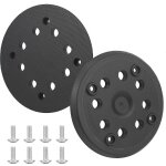 Lot de 2 disques abrasifs autocollants en nylon 125 mm avec crochet et boucle, 8 trous et 4 ?illets compatible ... Lot de 2 disques abrasifs autocollants en nylon 125 mm avec crochet et boucle, 8 trous et 4 ?illets compatible ...