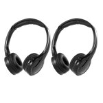 Lot de 2 couteurs sans fil ir pour lecteur dvd de voiture appui - tte vido, casque infrarouge supra ...