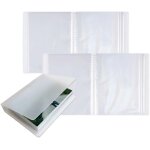 Lot de 2 livres photo en plastique, couverture transparente, petits albums photo de 10 x 15 cm, 24 pages ...