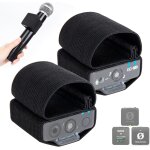 Lot de 2 manchons elastiques pour microphone a main rode wireless go 2, pro / me ¿ accessoires pour ...