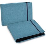 Lot de 2 mini albums photo a pochettes - petit album photo - pour 200 photos de 10 x 15 cm - avec couverture ...
