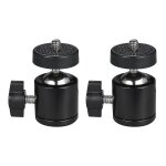 Lot de 2 mini rotules pour appareils photo reflex num�riques, cam�scopes et �clairage led ¿ rotation ...