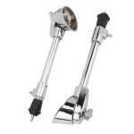 Lot de 2 pieds de tambour de base au sol pieds de tambour antidrapants quincaillerie de pied de tambour ...
