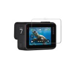 Lot de 2 protecteurs d'�cran en verre tremp� argent� pour gopro hero7 (grand format)