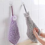 Lot de 2 serviettes de bain absorbantes en microfibre pour la cuisine et le bain