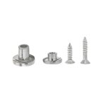 Lot de 2 supports de cordes de 5 mm et 7, 8 mm avec vis pour guitare electrique (argent) Lot de 2 supports de cordes de 5 mm et 7, 8 mm avec vis pour guitare electrique (argent)