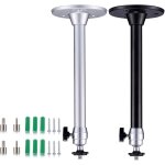 Lot de 2 supports de montage pour mini projecteur de plafond - réglables - avec têtes rotatives a 360 ... Lot de 2 supports de montage pour mini projecteur de plafond - réglables - avec têtes rotatives a 360 ...