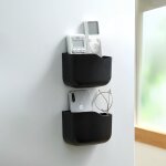 Lot de 2 supports de télécommande autocollants muraux sans perçage - support universel pour lecteurs ... Lot de 2 supports de télécommande autocollants muraux sans perçage - support universel pour lecteurs ...