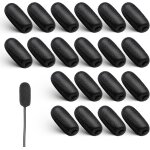 Lot de 20 housses de microphone en mousse pour microphones de rechange