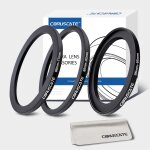 Lot de 3 adaptateurs de bague de filtre (86 mm), filtre d'objectif step down ring + anneau step up compatible ...