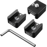 Lot de 3 adaptateurs de fixation pour camra avec filetage 6, 35 mm - 20 pour cage d'appareil photo, ...