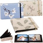 Lot de 3 albums photo a pochettes - 100 photos a insrer - format 10 x 15 cm - parfait pour mariage, ...