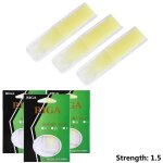 Lot de 3 anches en rsine pour saxophone alto, force 1. 5, 2. 0, 2. 5 u, coupe prcise, accessoire musical ...