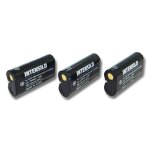 Lot 3 batterie intensilo 1600mah 3. 6v pour appareil photo, camscope kodak easyshare z1012 is, z1015 ...