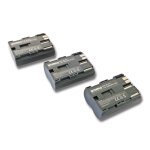 Lot 3 batteries li - ion intensilo 1900mah (7. 4v) pour appareil photo, caméscope canon eos d10, d20, ... Lot 3 batteries li - ion intensilo 1900mah (7. 4v) pour appareil photo, caméscope canon eos d10, d20, ...