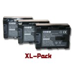 Vhbw 3x batterie compatible avec jvc gz - e200au, gz - e100, gz - e200, gz - e10 cam�ra vid�o cam�scope ...