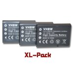 Vhbw 3x batterie compatible avec nikon coolpix s560, s550 appareil photo (450mah, 3, 6v, li - ion)