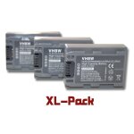 Lot 3 batteries vhbw 600mah (7. 2v) pour appareil photo sony hc40e, dcr - hc42, hc42e, dcr - hc44, hc44e, ...