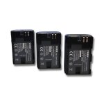Lot de 3 batteries vhbw li - ion 2000mah (7. 2v) pour appareil photo canon eos 5d mark ii, iii, eos 6d, ... Lot de 3 batteries vhbw li - ion 2000mah (7. 2v) pour appareil photo canon eos 5d mark ii, iii, eos 6d, ...