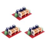 Lot de 3 haut - parleurs 400w, r�glage audio bidirectionnel, tweeter, filtre de basse, diviseur de fr�quence ...