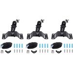 Lot de 3 supports  vis d'arbre ou mural en mtal pour appareils photo de sentier forestier et vision ...