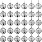 Lot de 30 boules disco � effet miroir de 4, 1 cm, style ann�es 50 - 70, d�coration � suspendre pour f�te ...