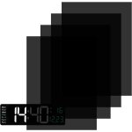 Lot de 4 feuilles autocollantes bloquant la lumire led - filtres de couverture de lumire - 12, 7 x ...