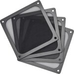 Lot de 4 grilles d'aération 120 x 120 mm en pvc avec filtre à poussière ultra fin cadre magnétique pour ... Lot de 4 grilles d'aération 120 x 120 mm en pvc avec filtre à poussière ultra fin cadre magnétique pour ...