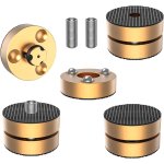 Lot de 4 pieds de haut - parleur - amortisseurs de rsonance - pieds en aluminium - amortisseurs de vibrations ...