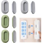 Lot de 4 supports de télécommande magnétiques en silicone auto - adhésifs pour télécommande tv, prises ... Lot de 4 supports de télécommande magnétiques en silicone auto - adhésifs pour télécommande tv, prises ...
