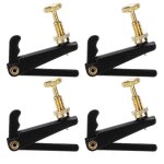 Lot de 4 tendeurs de cordes en métal pour violon, accessoires de musique de remplacement pour 3 / 4 et ... Lot de 4 tendeurs de cordes en métal pour violon, accessoires de musique de remplacement pour 3 / 4 et ...
