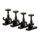 Lot de 4 tendeurs de violon noirs durables et anticorrosion pour violon 4 / 4 et 3 / 4 Lot de 4 tendeurs de violon noirs durables et anticorrosion pour violon 4 / 4 et 3 / 4