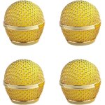 Lot de 4 têtes de microphone de rechange en maille d'acier avec mousse intérieure, convient pour sm58 ... Lot de 4 têtes de microphone de rechange en maille d'acier avec mousse intérieure, convient pour sm58 ...