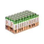 Lot de 44 piles (32x aa et 12x aaa alcalines) - gp super Lot de 44 piles (32x aa et 12x aaa alcalines) - gp super