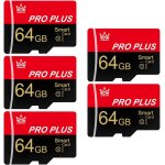 Lot de 5 cartes mémoire tf haute vitesse 64 go avec adaptateur uhs - i c10 a1 pour tablette, téléphone ... Lot de 5 cartes mémoire tf haute vitesse 64 go avec adaptateur uhs - i c10 a1 pour tablette, téléphone ...
