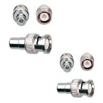 Lot de 6 adaptateurs bnc vers rca mle vers rca femelle - adaptateur coaxial pour camra de surveillance ...