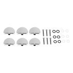 Lot de 6 boutons de rechange en alliage pour t�te de machine d'accordage, demi - cercle, pour guitare ...